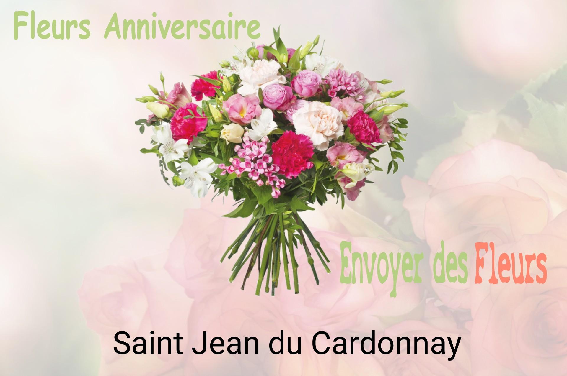 Bouquet de fleurs d’anniversaire livré à Saint-Jean-du-Cardonnay