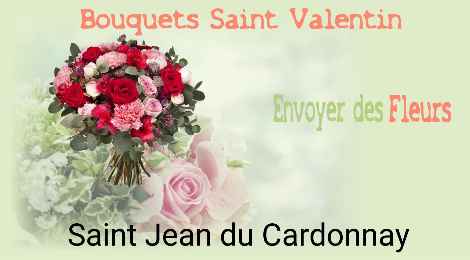 Roses de Saint-Valentin livrées à Saint-Jean-du-Cardonnay